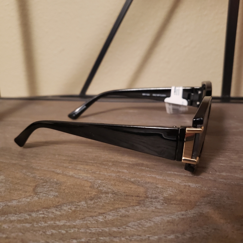 French Connection Black Rectangular Sunglasses - image 2